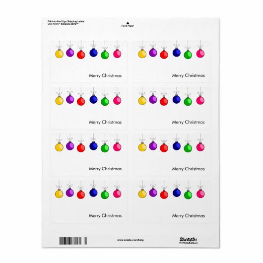 Frohe Weihnachtsmarke (Vorne)