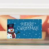 Frohe Weihnachtsmarke Etiketten (Befestigt)