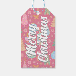 Frohe Weihnachtsmarke Geschenkanhänger