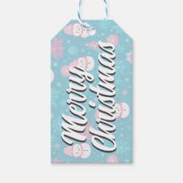 Frohe Weihnachtsmarke Geschenkanhänger