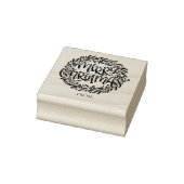 Frohe Weihnachtsmarke Gummistempel (Stempel)