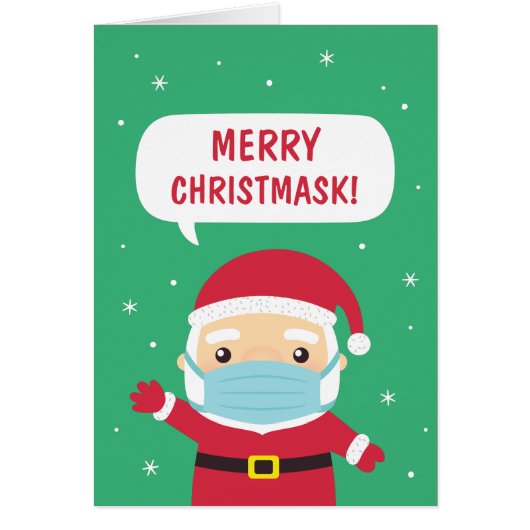 Frohe Weihnachtsmaske, Weihnachten 2020 (Vorne)