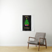 Frohe Weihnachtsmauerkunst Wandteppich (Beispiel)