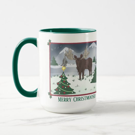 Frohe Weihnachtsmaus! Tasse (Links)