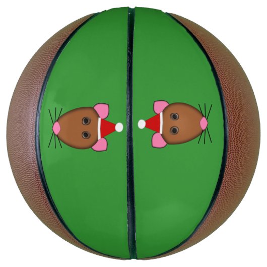 Frohe Weihnachtsmäuse Basketballs (Vertikal)