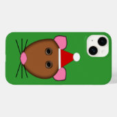 Frohe Weihnachtsmäuse Case-Mate iPhone Hülle (Rückseite (Horizontal))