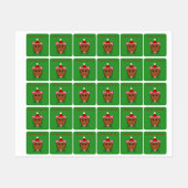 Frohe Weihnachtsmäuse Custom Etiketten (Blatt)