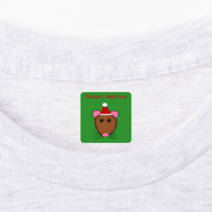 Frohe Weihnachtsmäuse Custom Etiketten