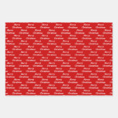 Frohe Weihnachtsmäuse Custom Geschenkpapier Set (Vorderseite 2)