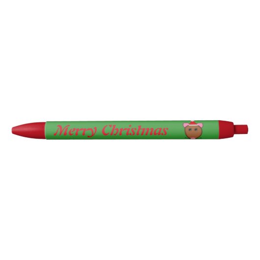 Frohe Weihnachtsmäuse Custom Pen Kugelschreiber (Vorderseite)