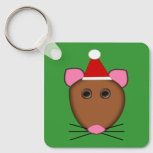 Frohe Weihnachtsmäuse Custom Schlüsselanhänger