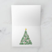 Frohe Weihnachtsmäuse Feiertagskarte (Innenseite)