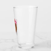 Frohe Weihnachtsmäuse Glas (Links)