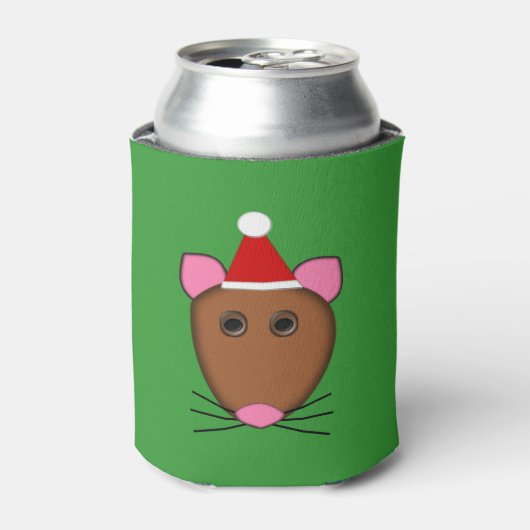 Frohe Weihnachtsmäuse kann kühler Dosenkühler (Kanne Vorderseite)