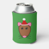 Frohe Weihnachtsmäuse kann kühler Dosenkühler (Kanne Rückseite)