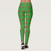 Frohe Weihnachtsmäuse-Leggings Leggings (Rückseite)