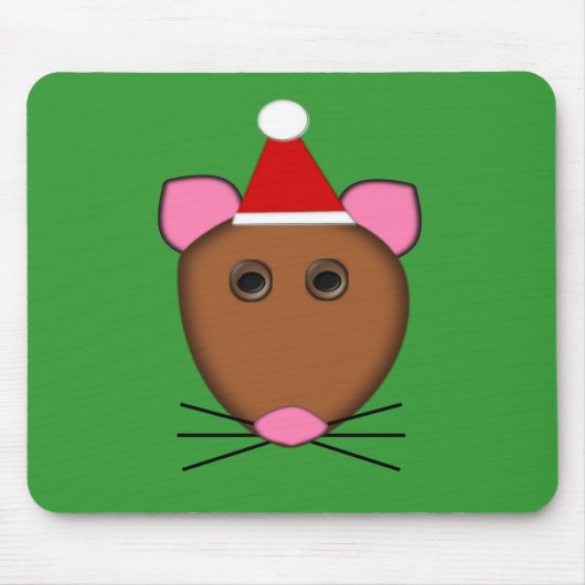 Frohe Weihnachtsmäuse Mousepad (Vorne)
