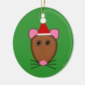 Frohe Weihnachtsmäuse Ornament (Links)