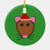 Frohe Weihnachtsmäuse Ornament (Hinten)