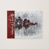 Frohe Weihnachtsmäuse Puzzle (Horizontal)