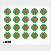 Frohe Weihnachtsmäuse Stickers (Blatt)