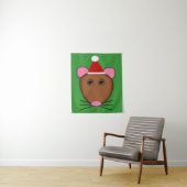 Frohe Weihnachtsmäuse Wandteppich (Beispiel)