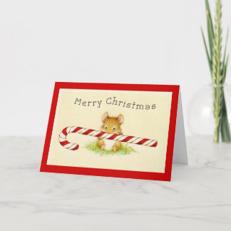 "Frohe Weihnachtsmäuse" Weihnachtsgrüßkarte Feiertagskarte