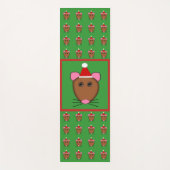 Frohe Weihnachtsmäuse Yogamatte (Vorderseite)