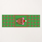 Frohe Weihnachtsmäuse Yogamatte (Vorderseite (Horizontal))