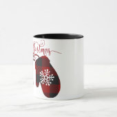 Frohe Weihnachtsmilben Tasse (Zentrum)