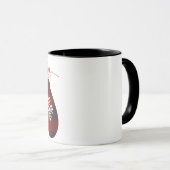 Frohe Weihnachtsmilben Tasse (VorderseiteRechts)