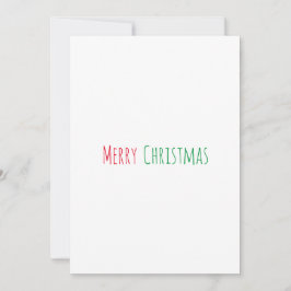 Frohe Weihnachtsminimalistische einfache Weihnacht Feiertagskarte