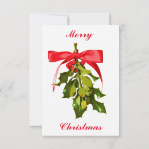 Frohe Weihnachtsmistletoe Einladung