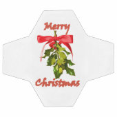 Frohe Weihnachtsmistletoe Fußball (Flach)