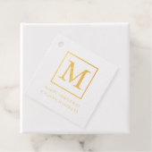 Frohe Weihnachtsmonogramm Geschenkanhänger (Mit Box)