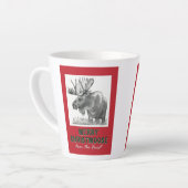 Frohe Weihnachtsmoose Milchtasse (Linke Ecke)