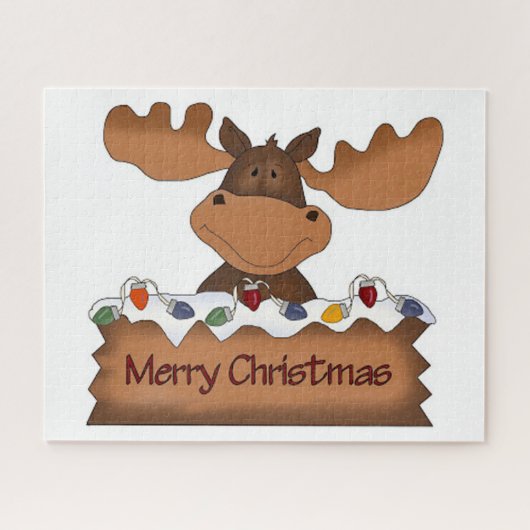 Frohe Weihnachtsmoose Puzzle (Horizontal)