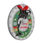 Frohe Weihnachtsmörder Dartscheibe (Vorderseite Links)