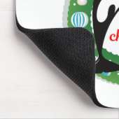 Frohe Weihnachtsmörder Mousepad (Ecke)