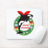 Frohe Weihnachtsmörder Mousepad (Mit Mouse)