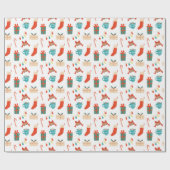Frohe Weihnachtsmotive Geschenkpapier (Flach)