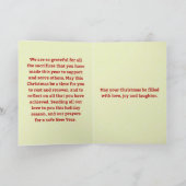 Frohe Weihnachtsmüll/Verweigerung/Recycelnd Sammle Karte (Innenseite)