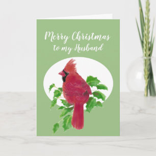 Frohe Weihnachtsmusik, Kardinal Bird, Nature Feiertagskarte