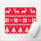 Frohe Weihnachtsmuster 4 Mousepad (Mit Mouse)