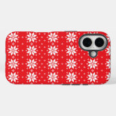 Frohe Weihnachtsmuster 5 Case-Mate iPhone Hülle (Rückseite (Horizontal))