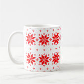 Frohe Weihnachtsmuster 5 Kaffeetasse (Links)