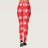 Frohe Weihnachtsmuster 5 Leggings (Rückseite)