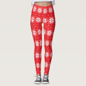 Frohe Weihnachtsmuster 5 Leggings (Vorderseite)