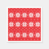 Frohe Weihnachtsmuster 5 Serviette (Vorderseite)