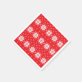 Frohe Weihnachtsmuster 5 Serviette (Ecke)